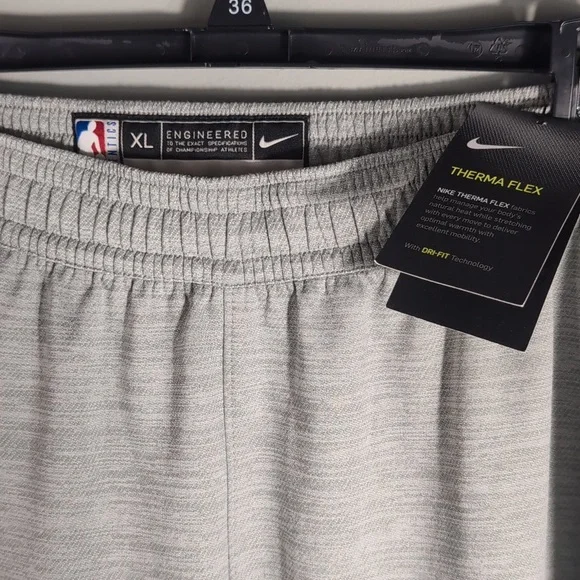 NWT Nike Therma Flex Philadelphia 76ers Gray Jogger Pants, Sz. XL. - Picture 4 of 8